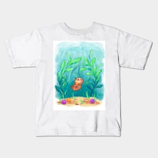 Kelp Forest Friend Kids T-Shirt